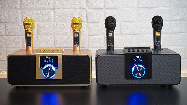 Loa karaoke mini có thiết kế đẹp mắt, với nhiều mẫu mã và kiểu dáng vô cùng đa dạng