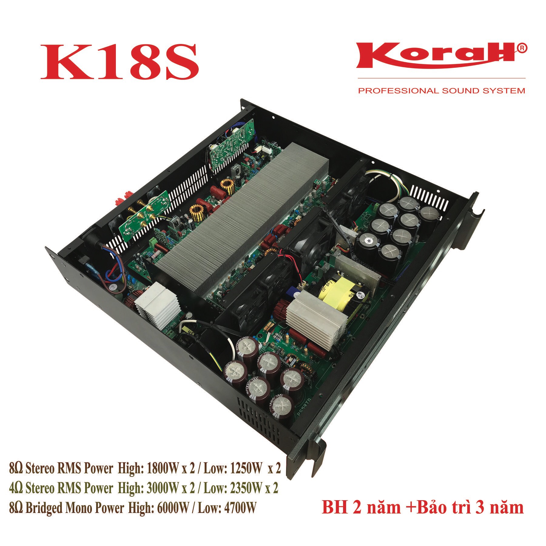 Main công suất Korah K18 Plus